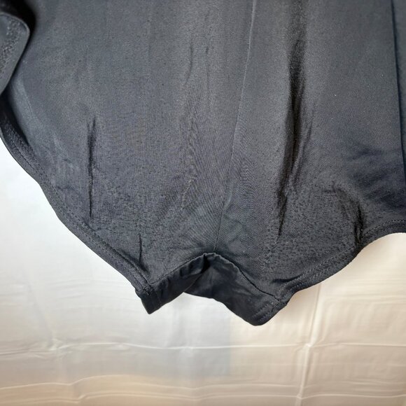 Inches Off One Piece Swimsuit Plus 16 Blue Racer Back Tummy Control Slimming - Picture 10 of 12